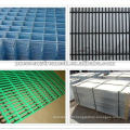 Galvanized and pvc coated welded fence panel